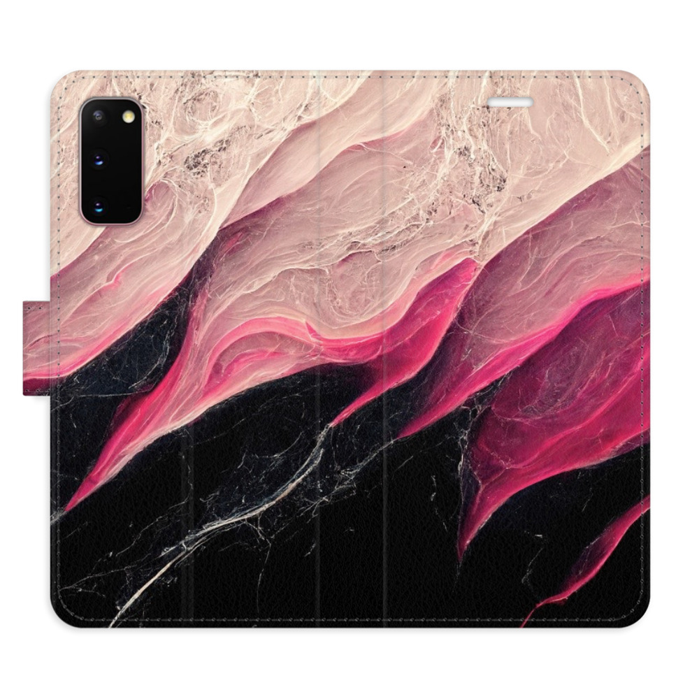 Flipové puzdro iSaprio - BlackPink Marble - Samsung Galaxy S20