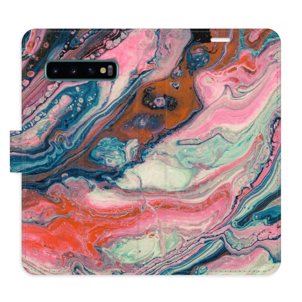 Flipové puzdro iSaprio - Retro Paint - Samsung Galaxy S10