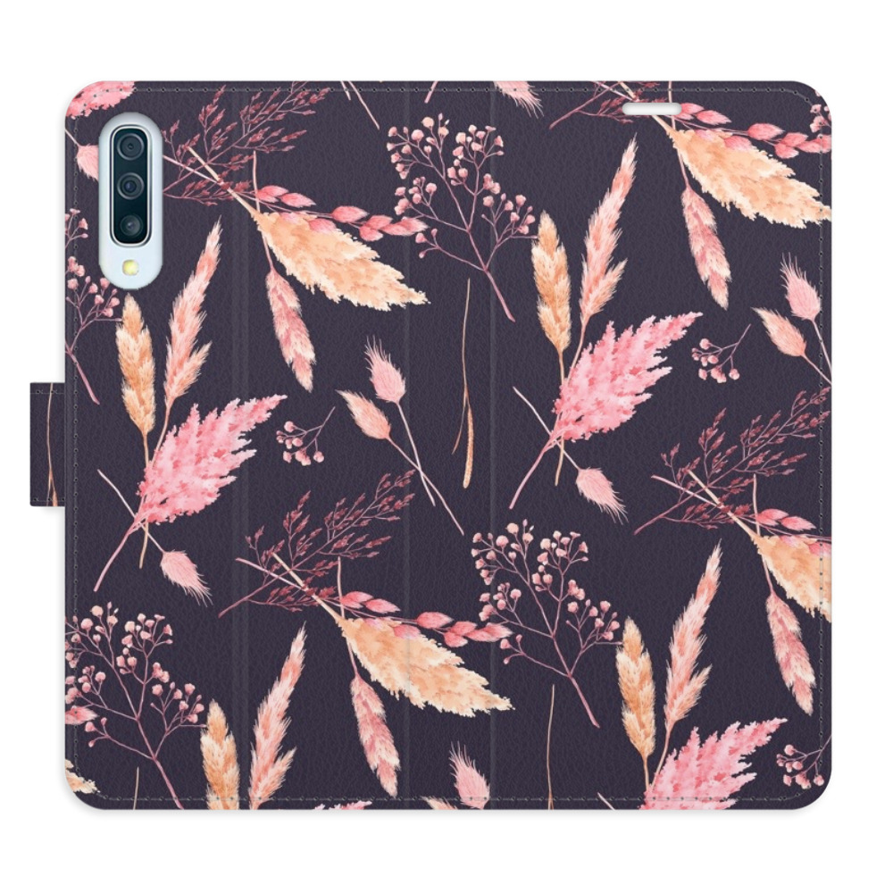 Flipové puzdro iSaprio - Ornamental Flowers 02 - Samsung Galaxy A50