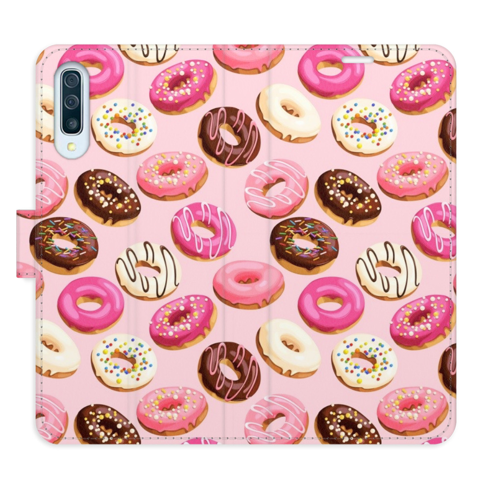 Flipové puzdro iSaprio - Donuts Pattern 03 - Samsung Galaxy A50