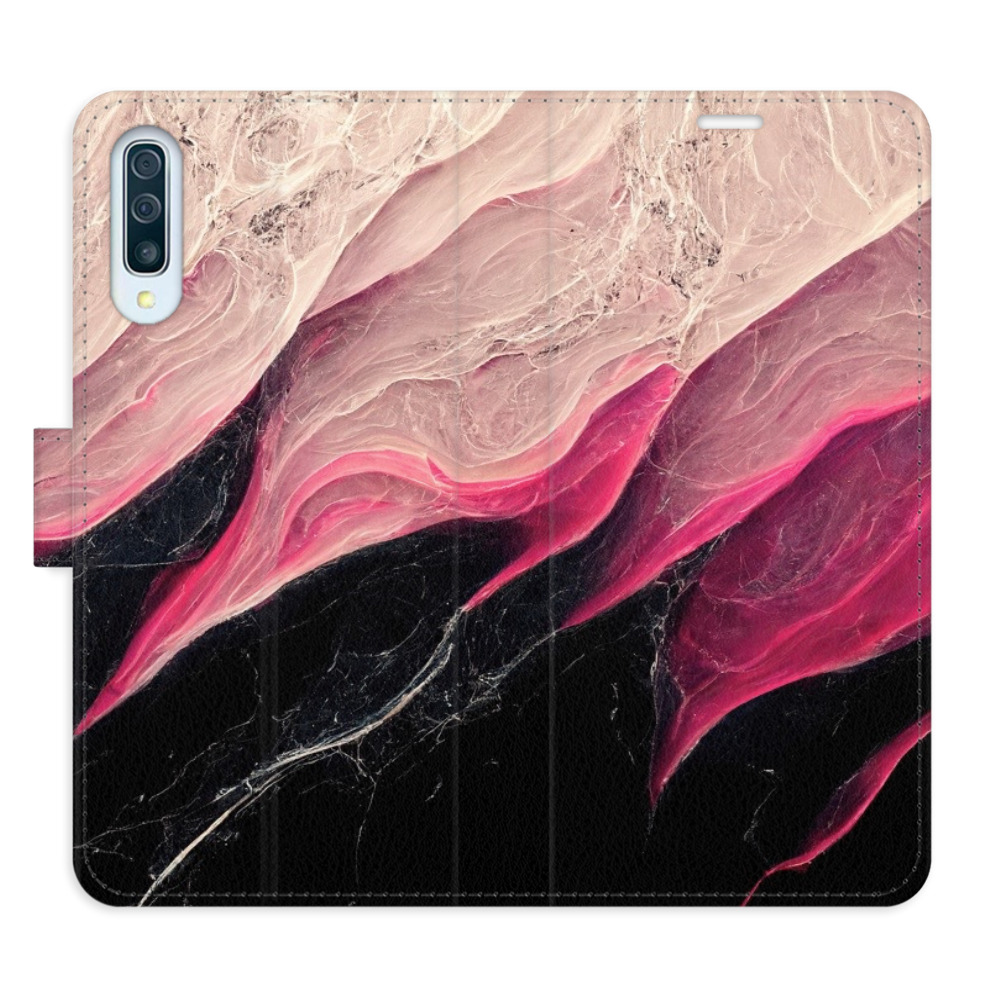 Flipové puzdro iSaprio - BlackPink Marble - Samsung Galaxy A50