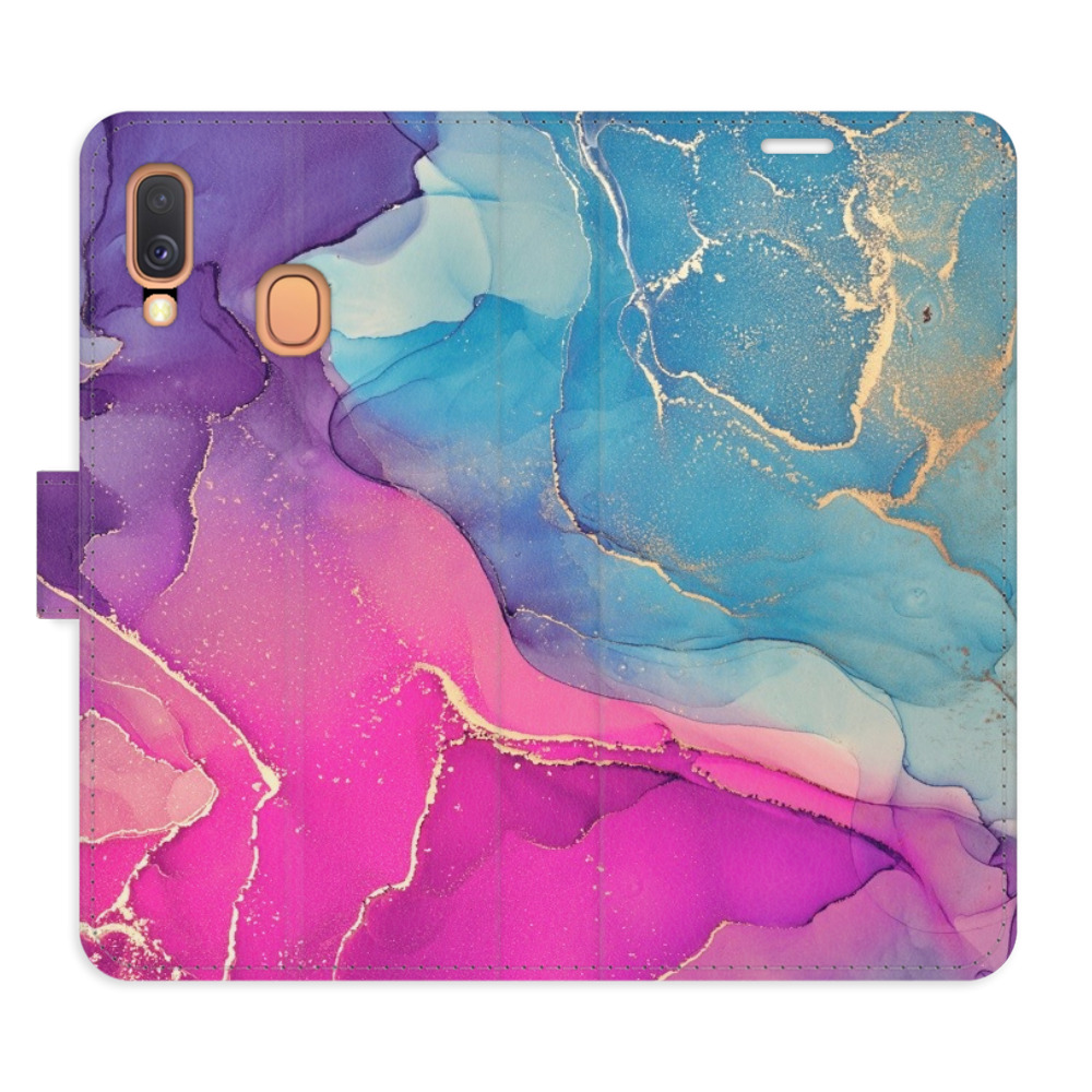 Flipové puzdro iSaprio - Colour Marble 02 - Samsung Galaxy A40