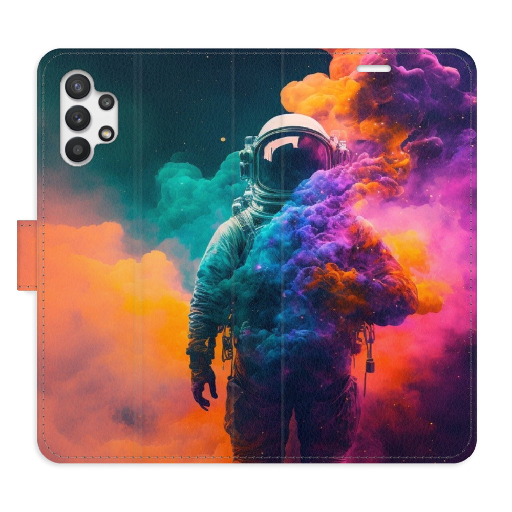 Flipové puzdro iSaprio - Astronaut in Colours 02 - Samsung Galaxy A32