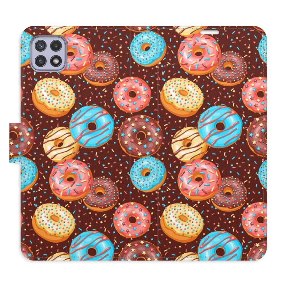 Flipové puzdro iSaprio - Donuts Pattern - Samsung Galaxy A22 5G