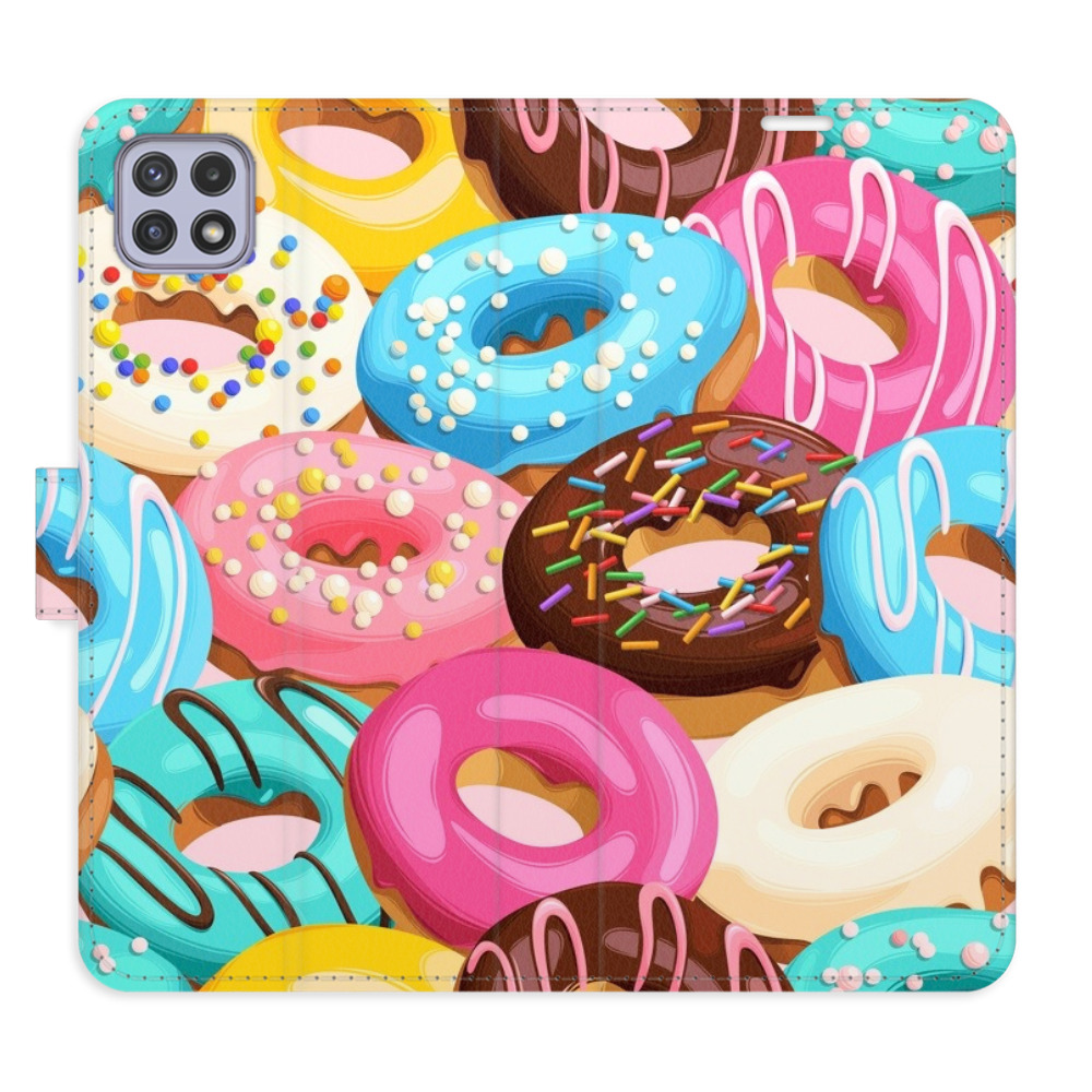 Flipové puzdro iSaprio - Donuts Pattern 02 - Samsung Galaxy A22 5G