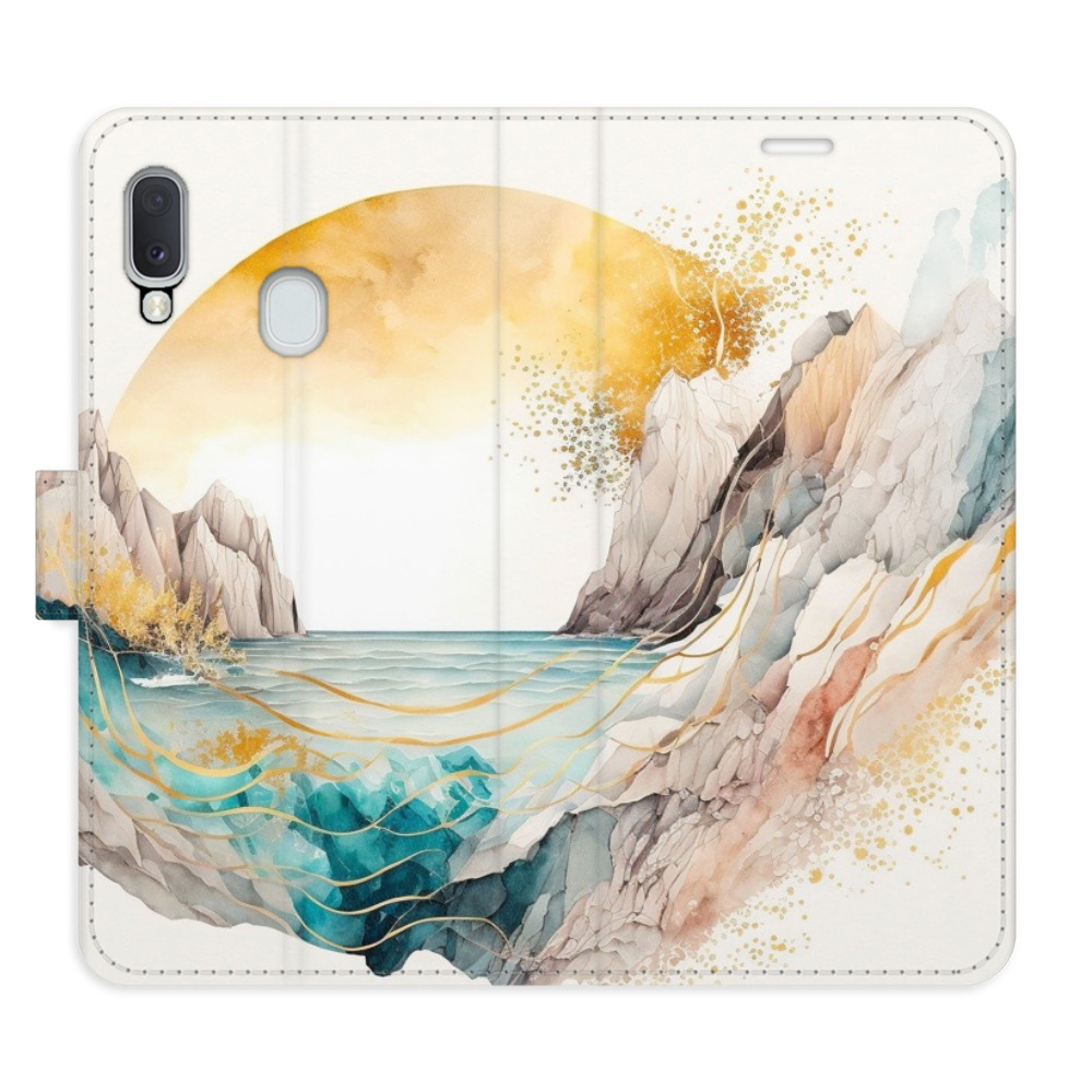 Flipové puzdro iSaprio - Winter in the Mountains - Samsung Galaxy A20e