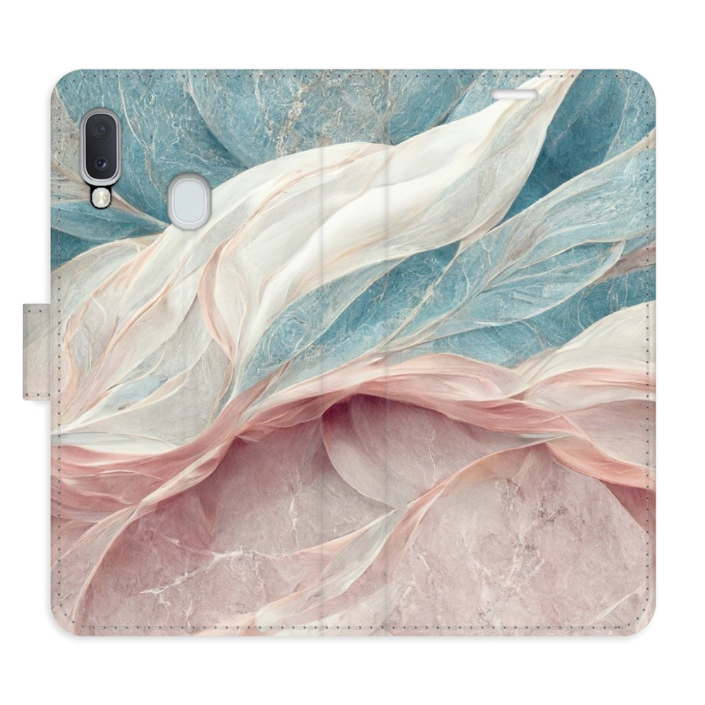 Flipové puzdro iSaprio - Old Leaves 03 - Samsung Galaxy A20e