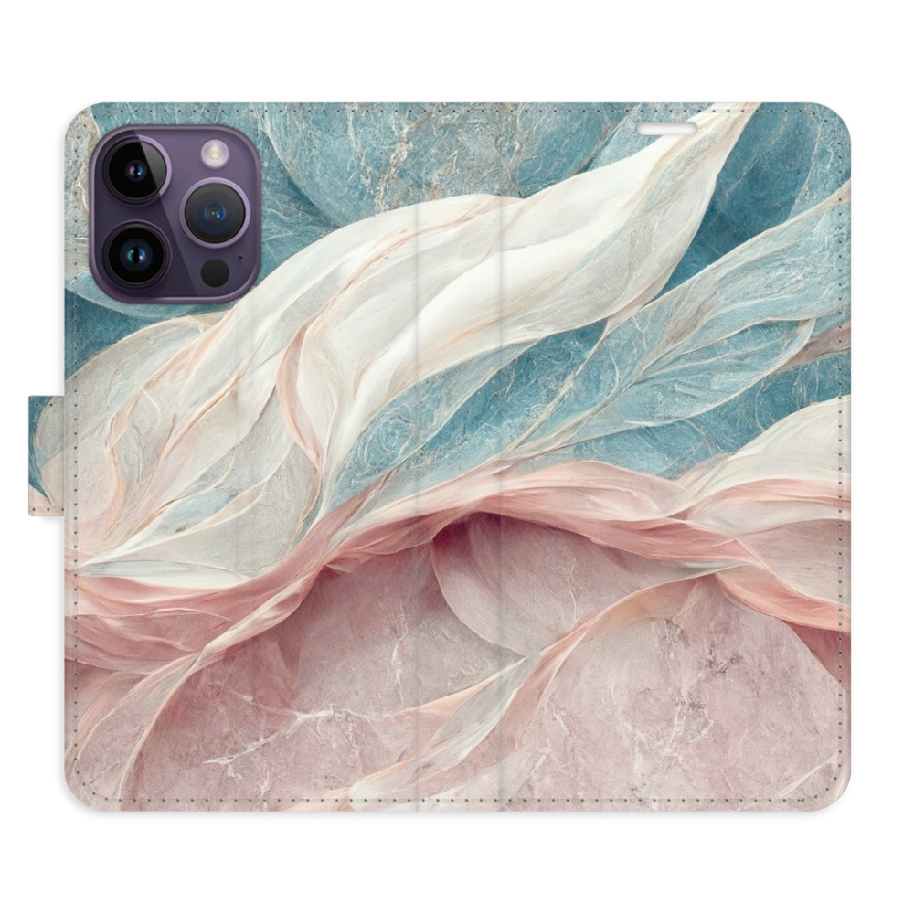 Flipové puzdro iSaprio - Old Leaves 03 - iPhone 14 Pro Max