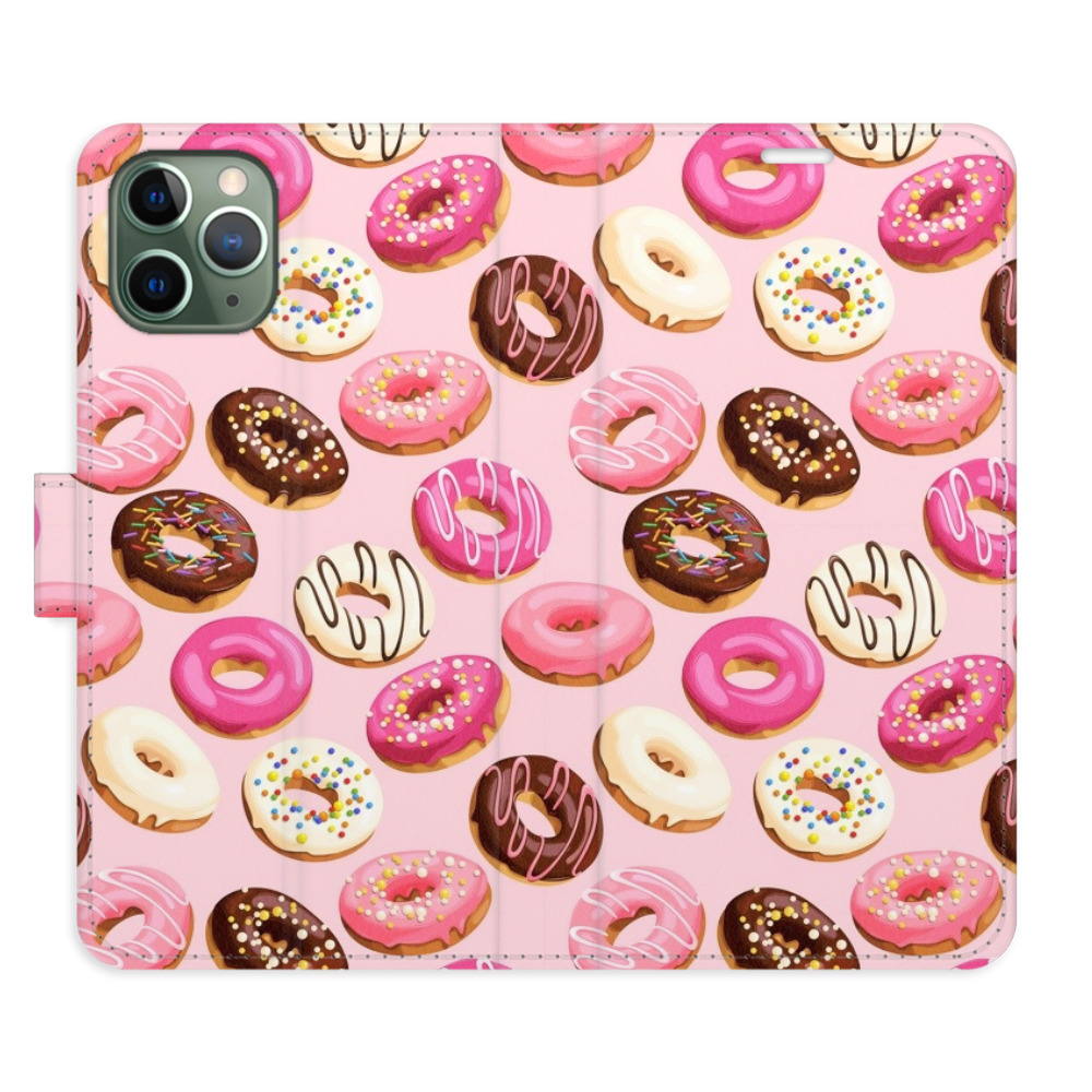 Flipové puzdro iSaprio - Donuts Pattern 03 - iPhone 11 Pro