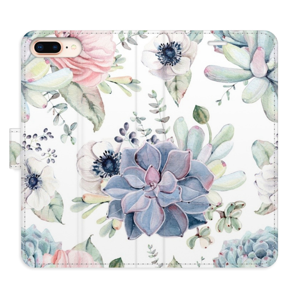 Flipové puzdro iSaprio - Succulents - iPhone 7 Plus