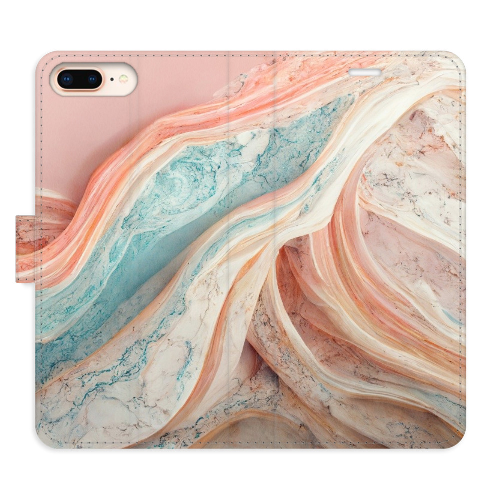 Flipové puzdro iSaprio - Colour Marble - iPhone 7 Plus