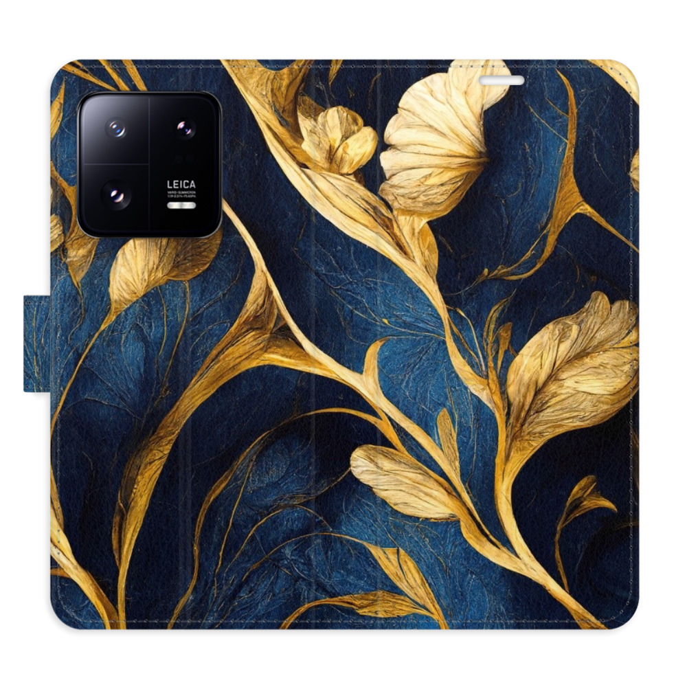 Flipové puzdro iSaprio - GoldBlue - Xiaomi 13 Pro