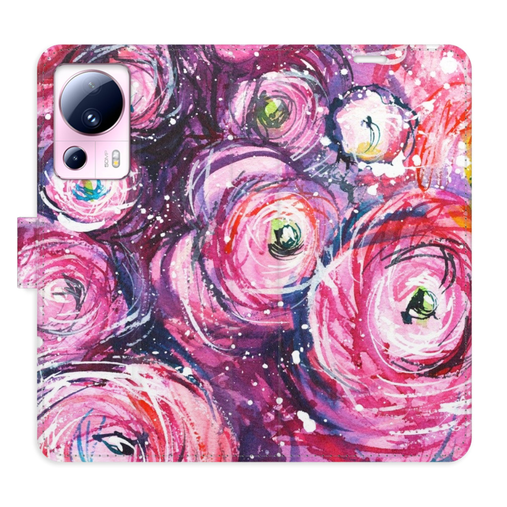 Flipové puzdro iSaprio - Retro Paint 02 - Xiaomi 13 Lite