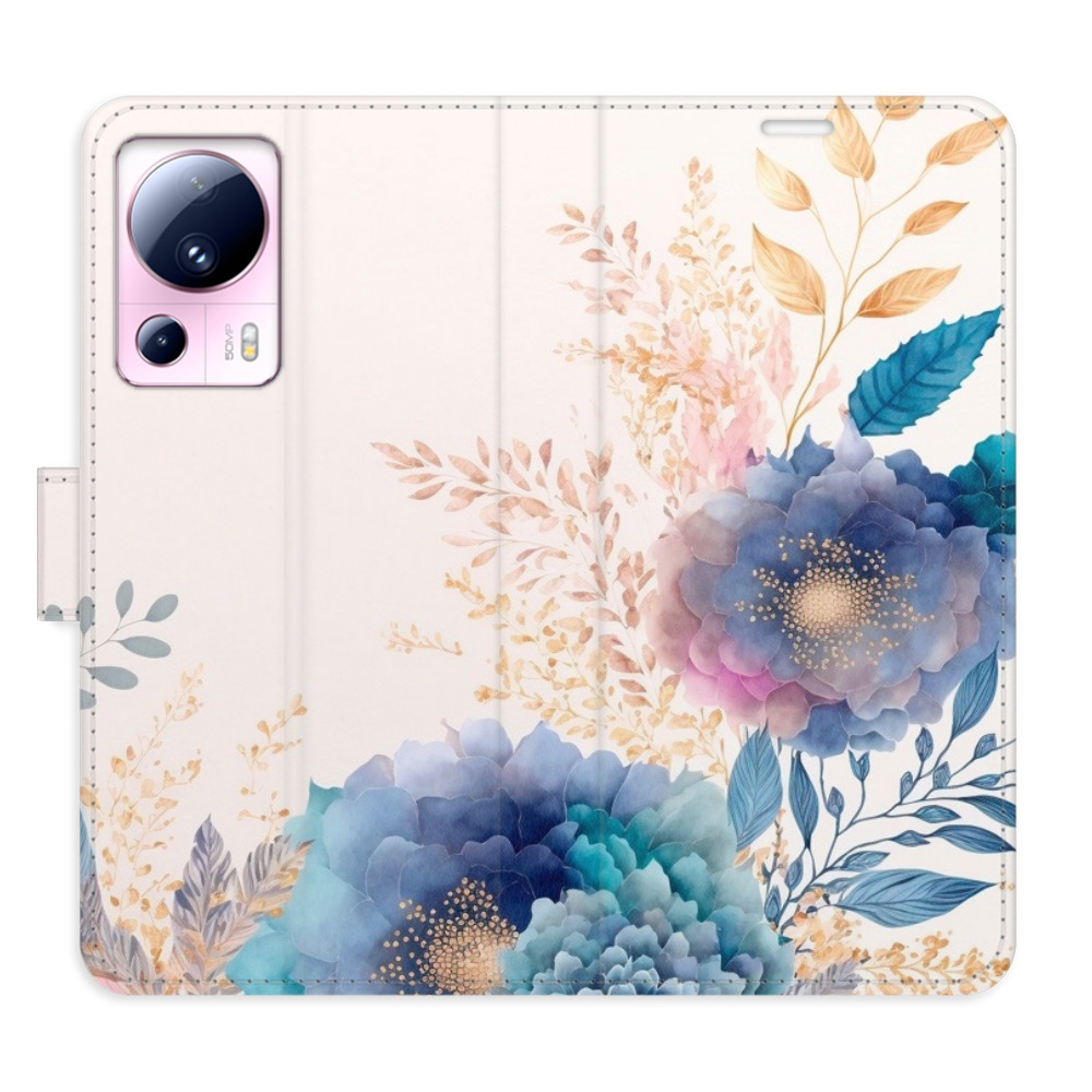 Flipové puzdro iSaprio - Ornamental Flowers 03 - Xiaomi 13 Lite