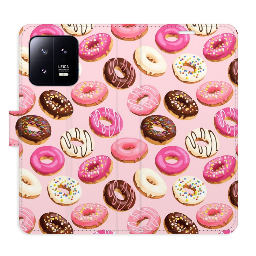 Flipové puzdro iSaprio - Donuts Pattern 03 - Xiaomi 13