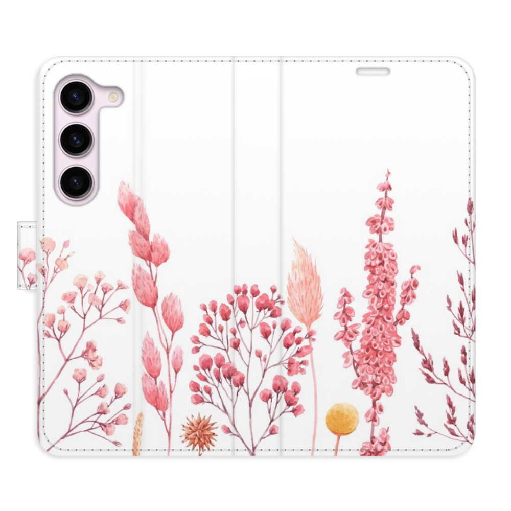 Flipové puzdro iSaprio - Pink Flowers 03 - Samsung Galaxy S23 5G