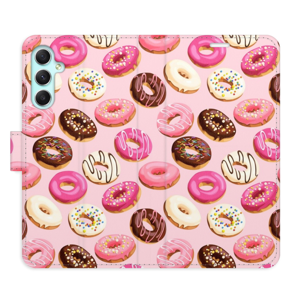 Flipové puzdro iSaprio - Donuts Pattern 03 - Samsung Galaxy A34 5G