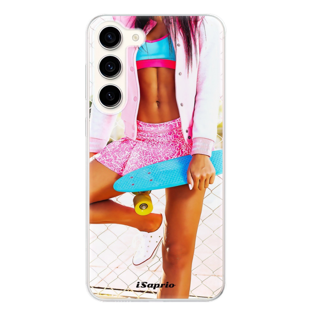 Odolné silikónové puzdro iSaprio - Skate girl 01 - Samsung Galaxy S23+ 5G
