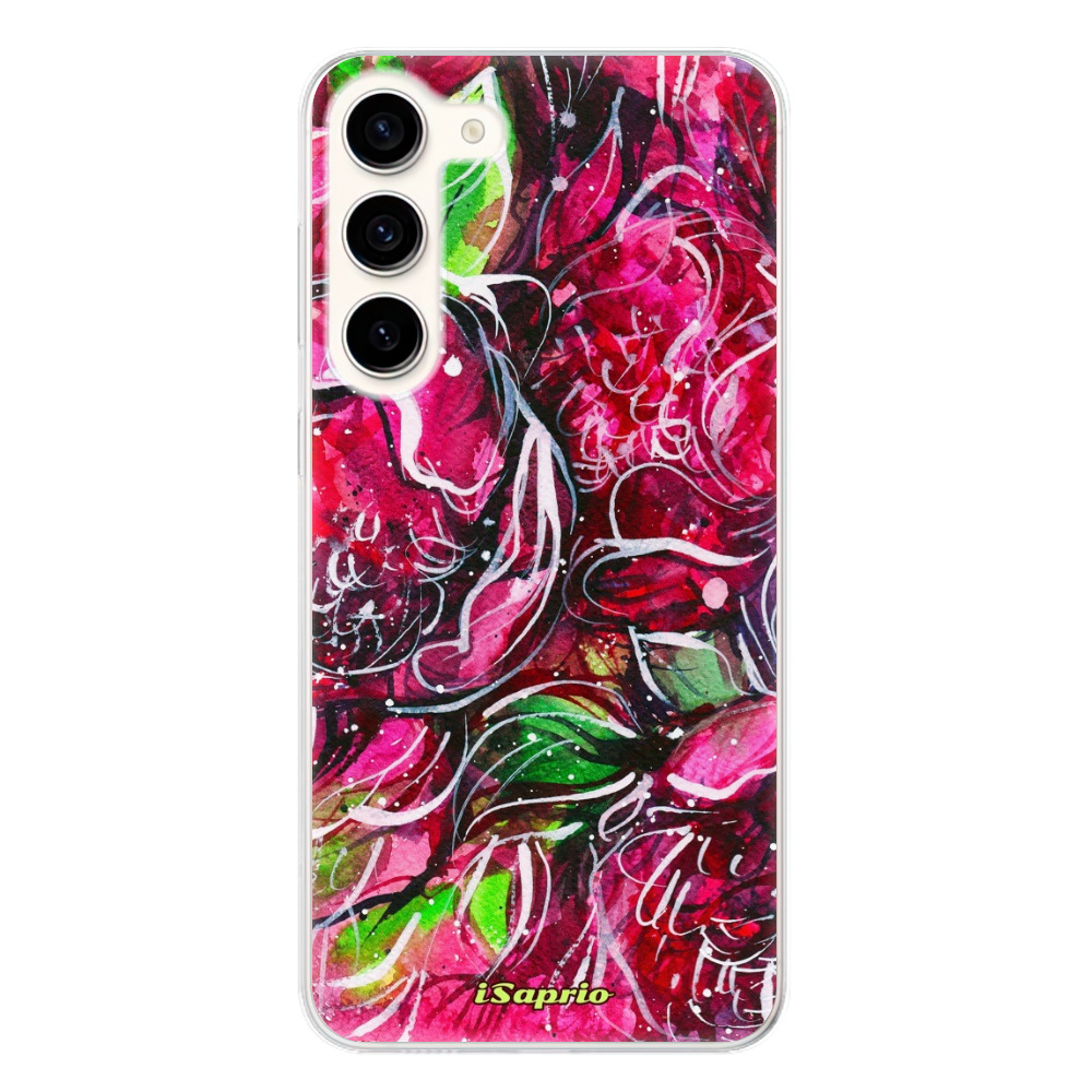 Odolné silikónové puzdro iSaprio - Burgundy - Samsung Galaxy S23+ 5G