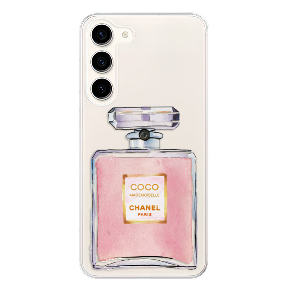 Odolné silikónové puzdro iSaprio - Chanel Rose - Samsung Galaxy S23+ 5G