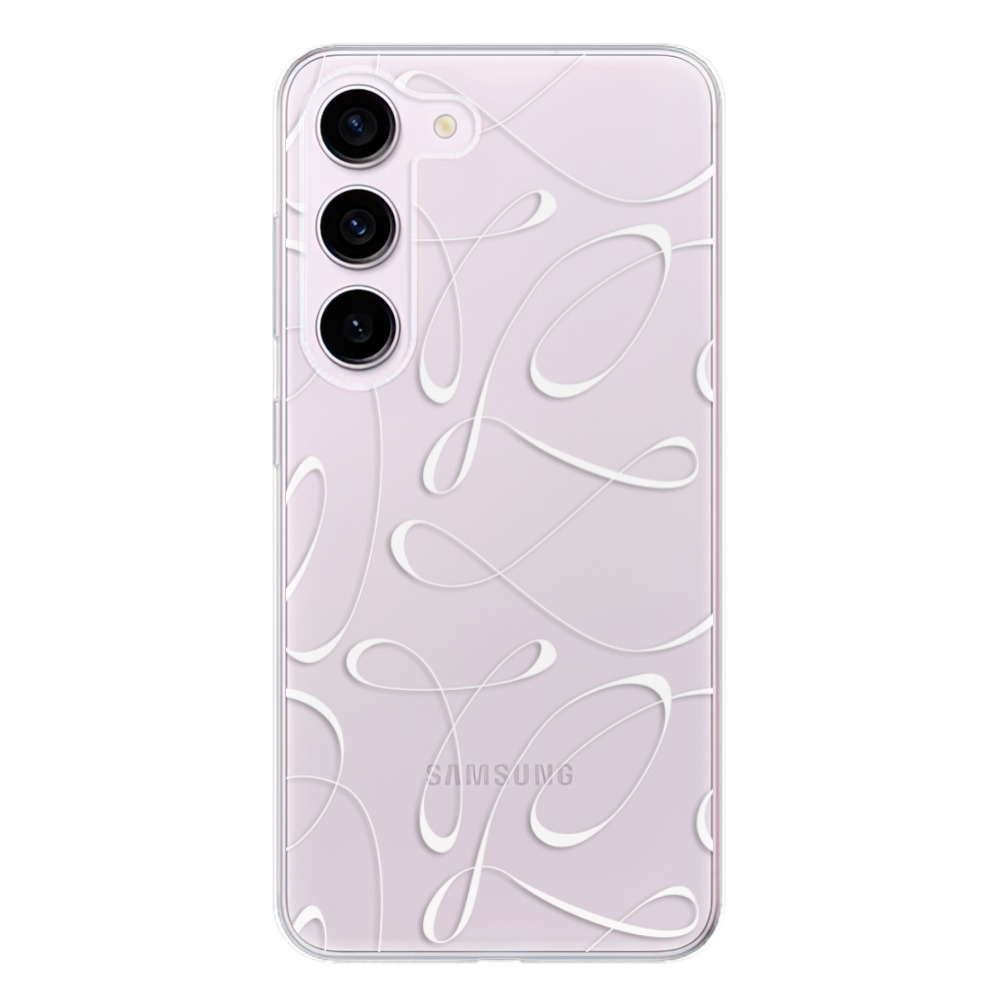 Odolné silikónové puzdro iSaprio - Fancy - white - Samsung Galaxy S23 5G