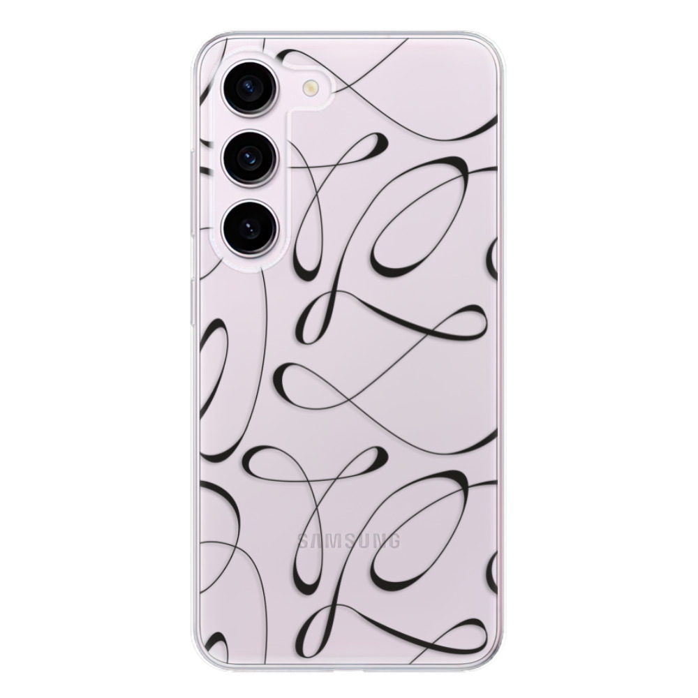 Odolné silikónové puzdro iSaprio - Fancy - black - Samsung Galaxy S23 5G