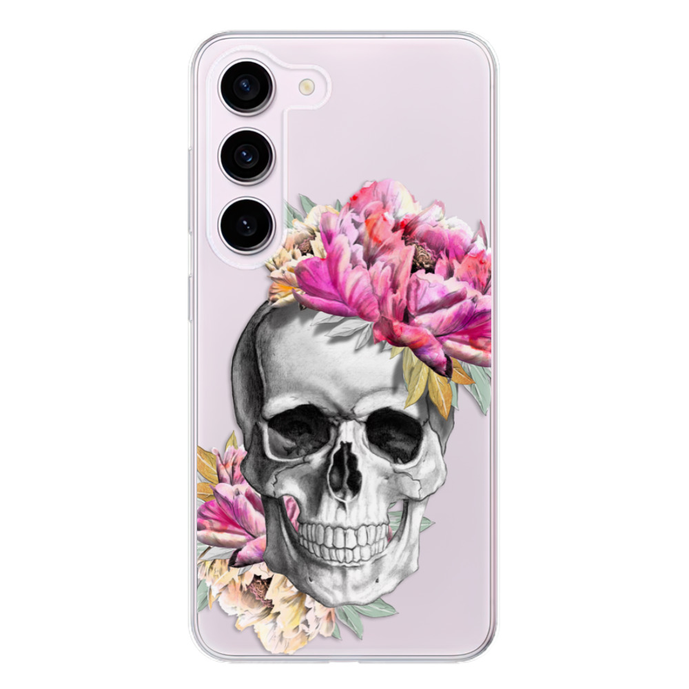Odolné silikónové puzdro iSaprio - Pretty Skull - Samsung Galaxy S23 5G