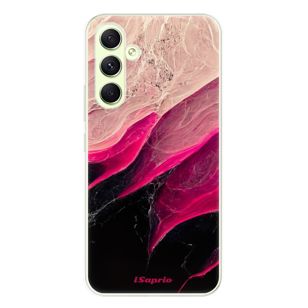 Odolné silikónové puzdro iSaprio - Black and Pink - Samsung Galaxy A54 5G