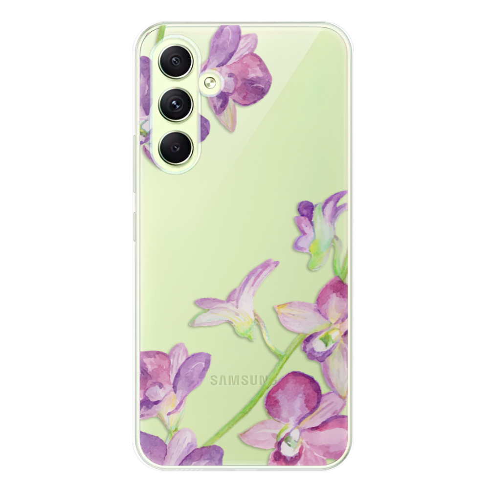 Odolné silikónové puzdro iSaprio - Purple Orchid - Samsung Galaxy A54 5G