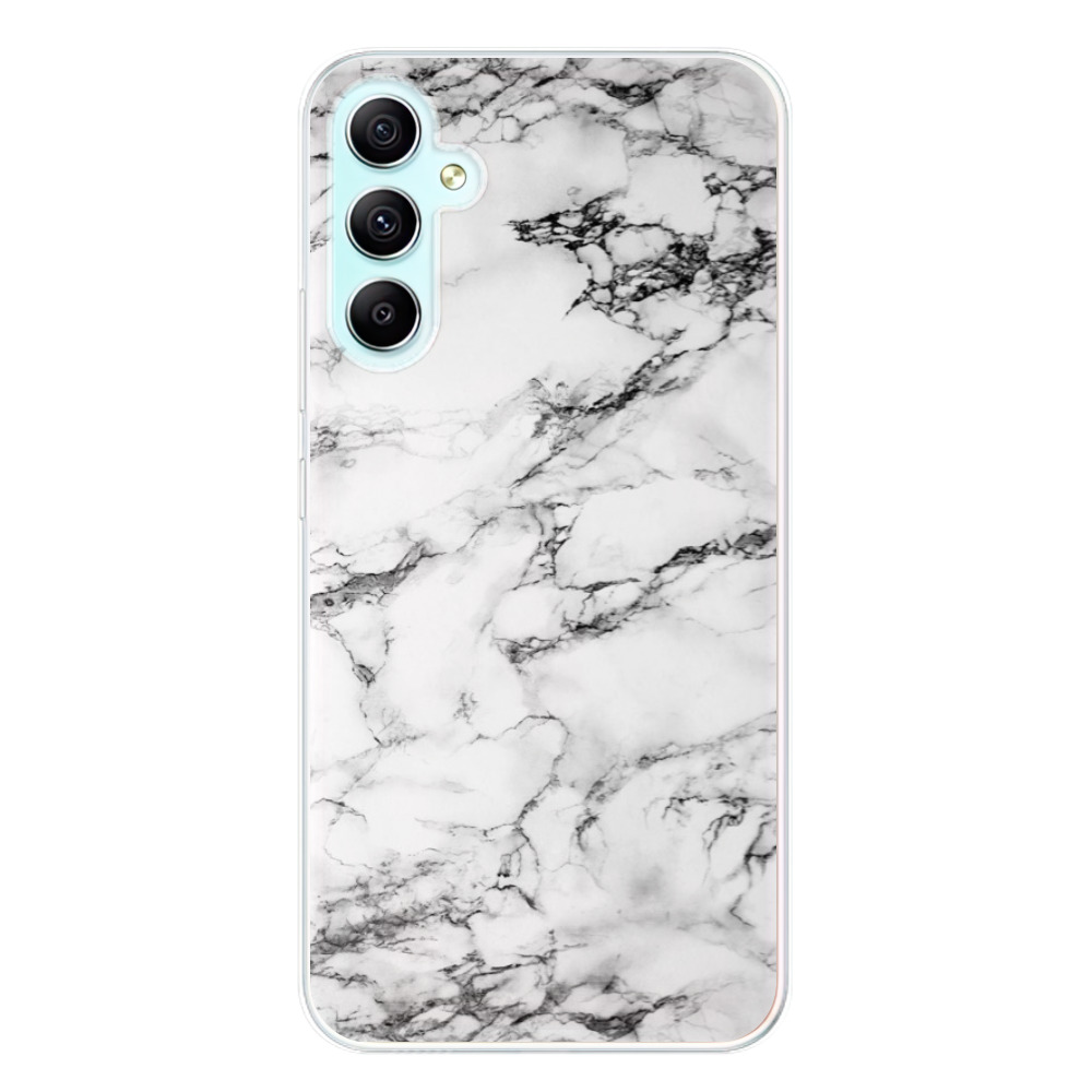 Odolné silikónové puzdro iSaprio - White Marble 01 - Samsung Galaxy A34 5G