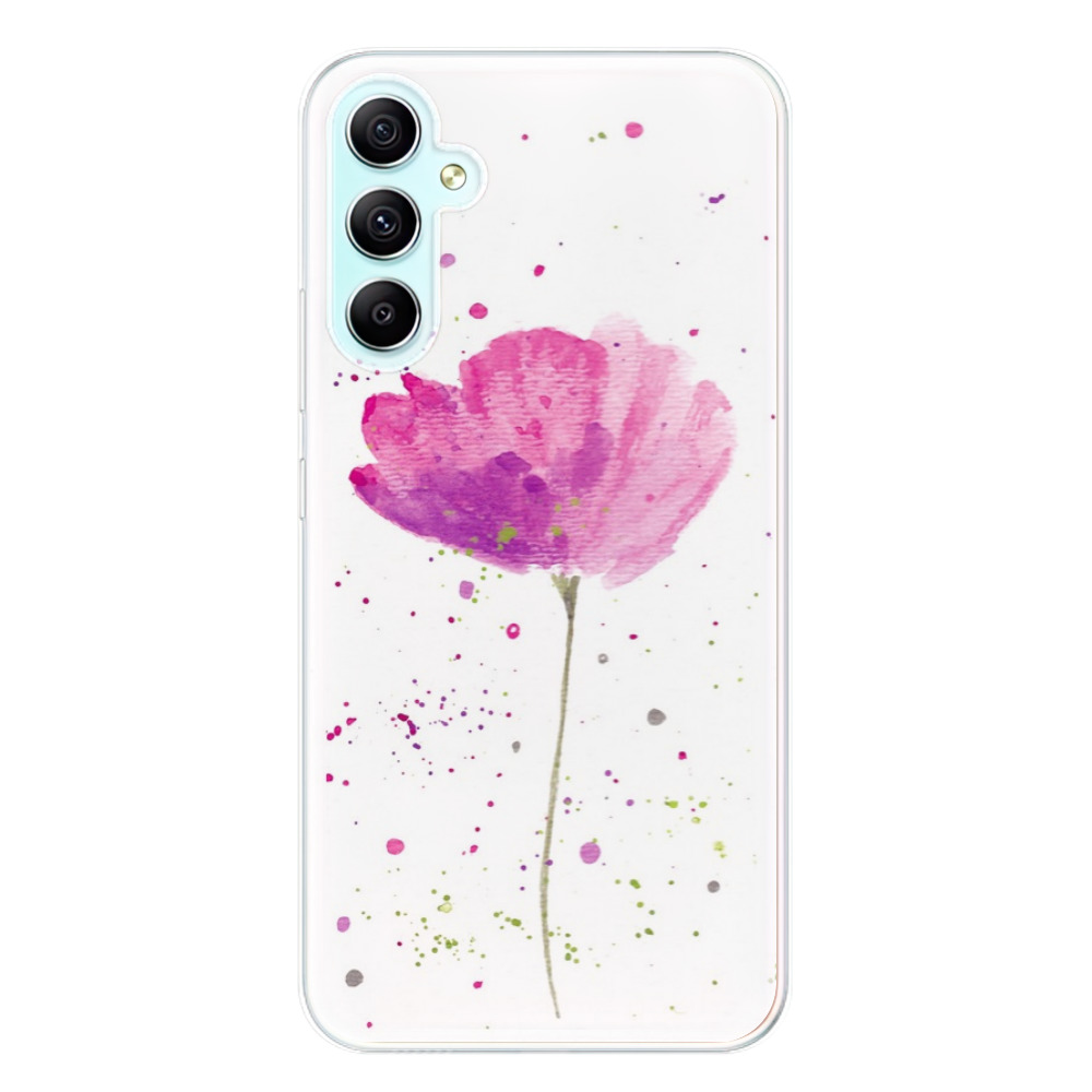 Odolné silikónové puzdro iSaprio - Poppies - Samsung Galaxy A34 5G