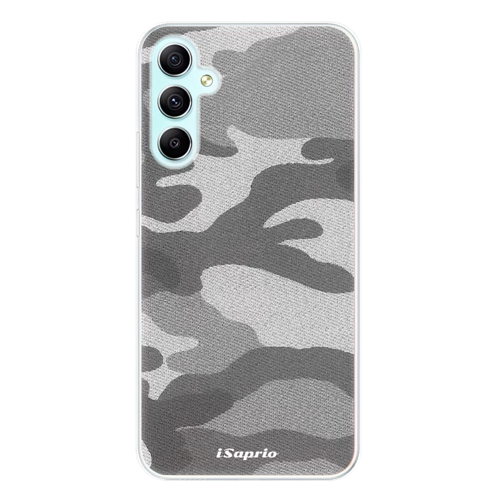 Odolné silikónové puzdro iSaprio - Gray Camuflage 02 - Samsung Galaxy A34 5G