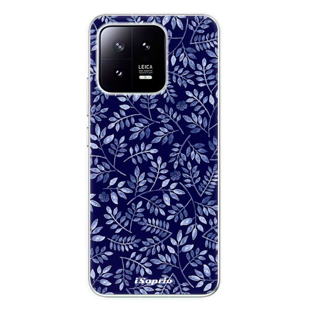 Odolné silikónové puzdro iSaprio - Blue Leaves 05 - Xiaomi 13