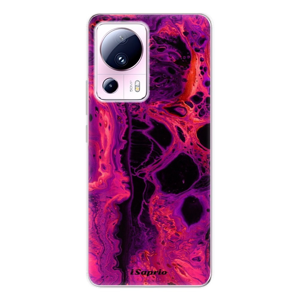Odolné silikónové puzdro iSaprio - Abstract Dark 01 - Xiaomi 13 Lite