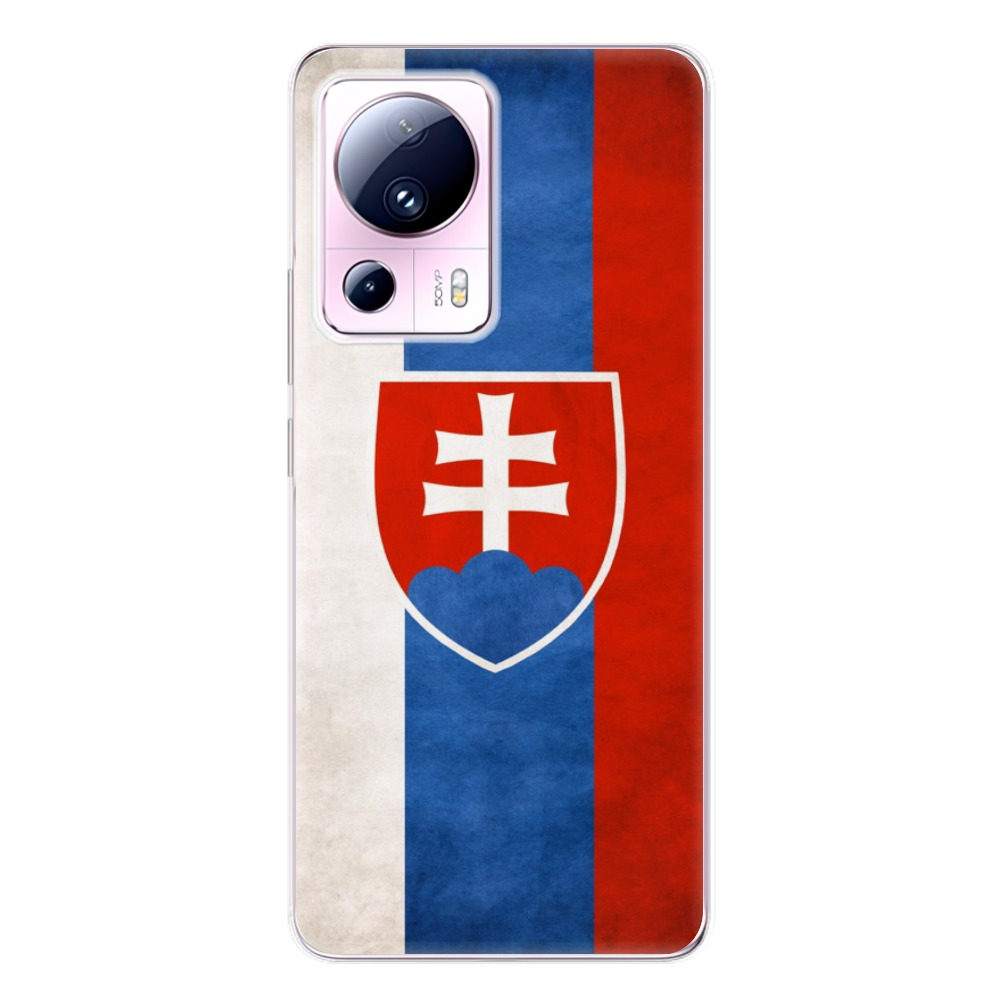 Odolné silikónové puzdro iSaprio - Slovakia Flag - Xiaomi 13 Lite