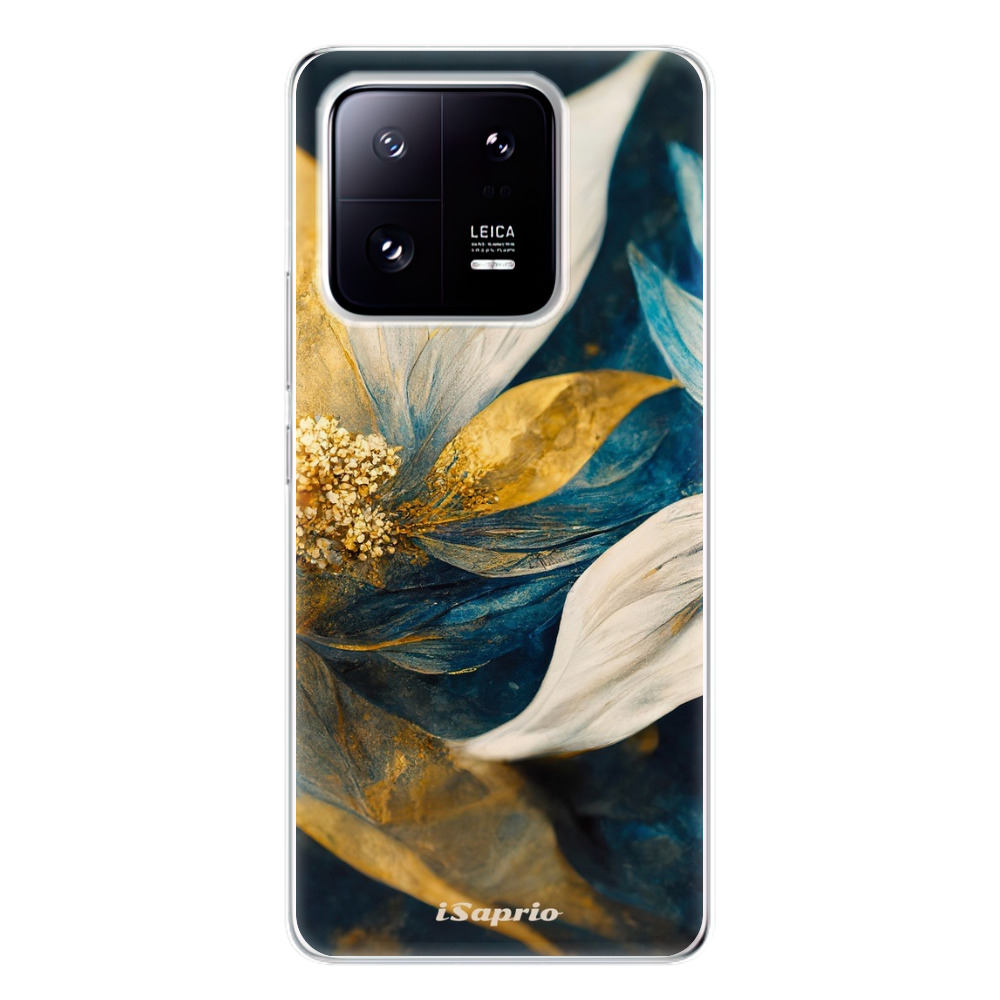 Odolné silikónové puzdro iSaprio - Gold Petals - Xiaomi 13 Pro