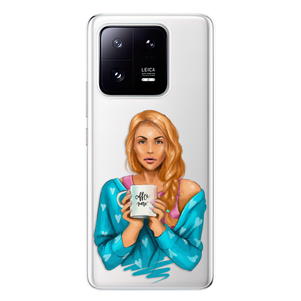 Odolné silikónové puzdro iSaprio - Coffe Now - Redhead - Xiaomi 13 Pro