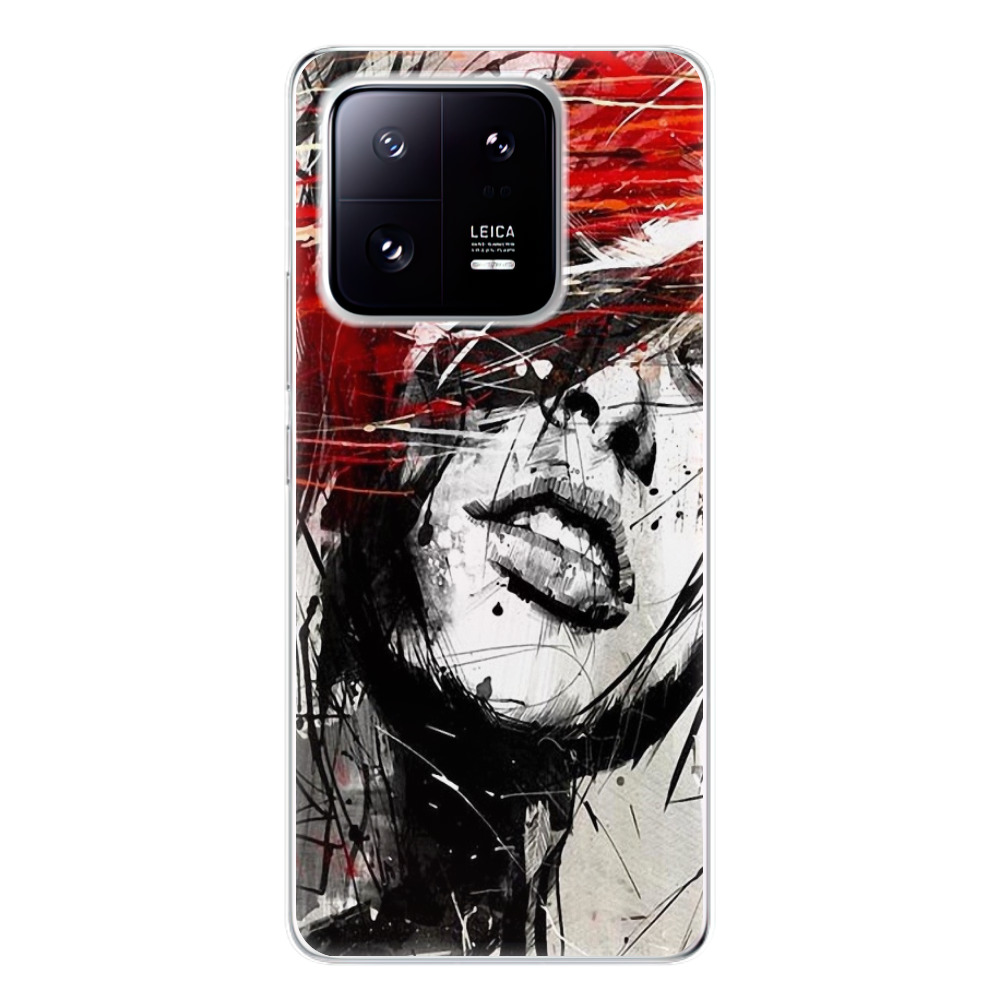 Odolné silikónové puzdro iSaprio - Sketch Face - Xiaomi 13 Pro
