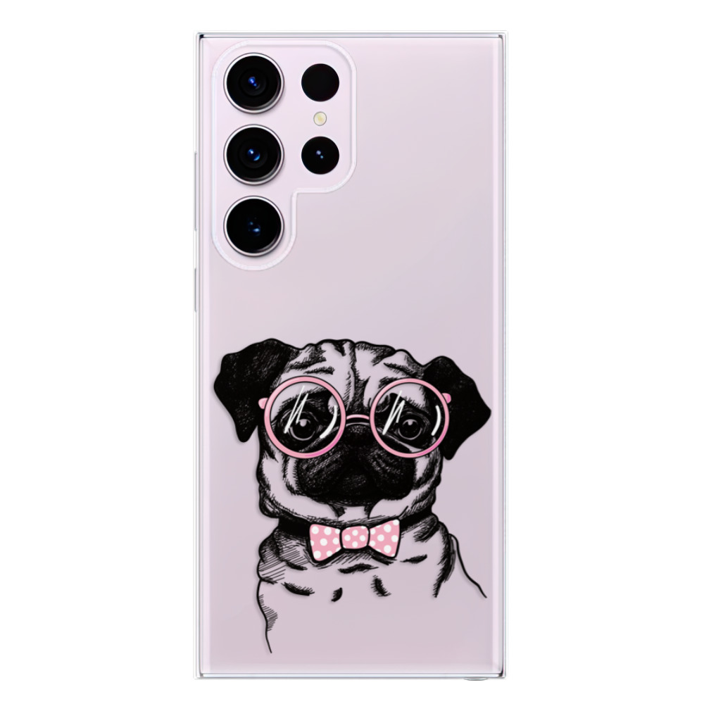 Odolné silikónové puzdro iSaprio - The Pug - Samsung Galaxy S23 Ultra