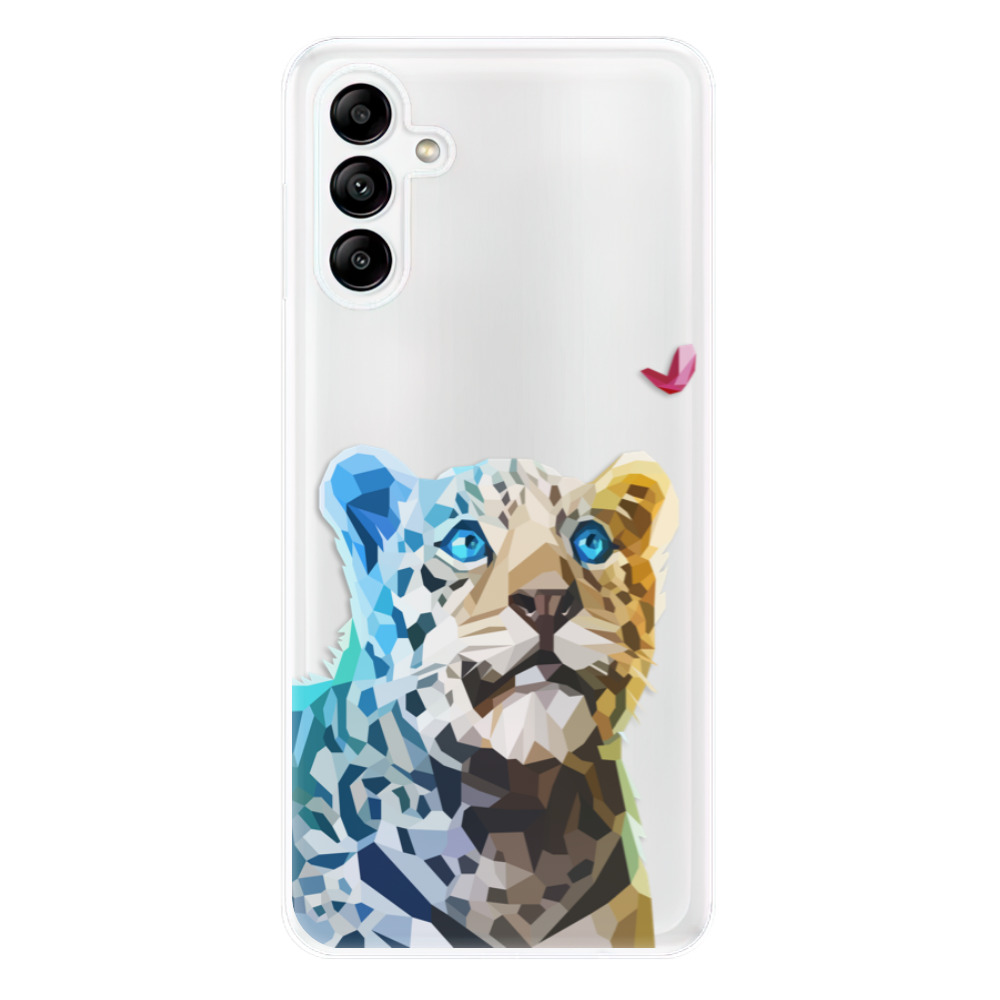Odolné silikónové puzdro iSaprio - Leopard With Butterfly - Samsung Galaxy A04s