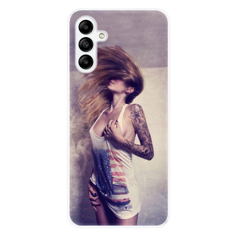 Odolné silikónové puzdro iSaprio - Girl 01 - Samsung Galaxy A04s