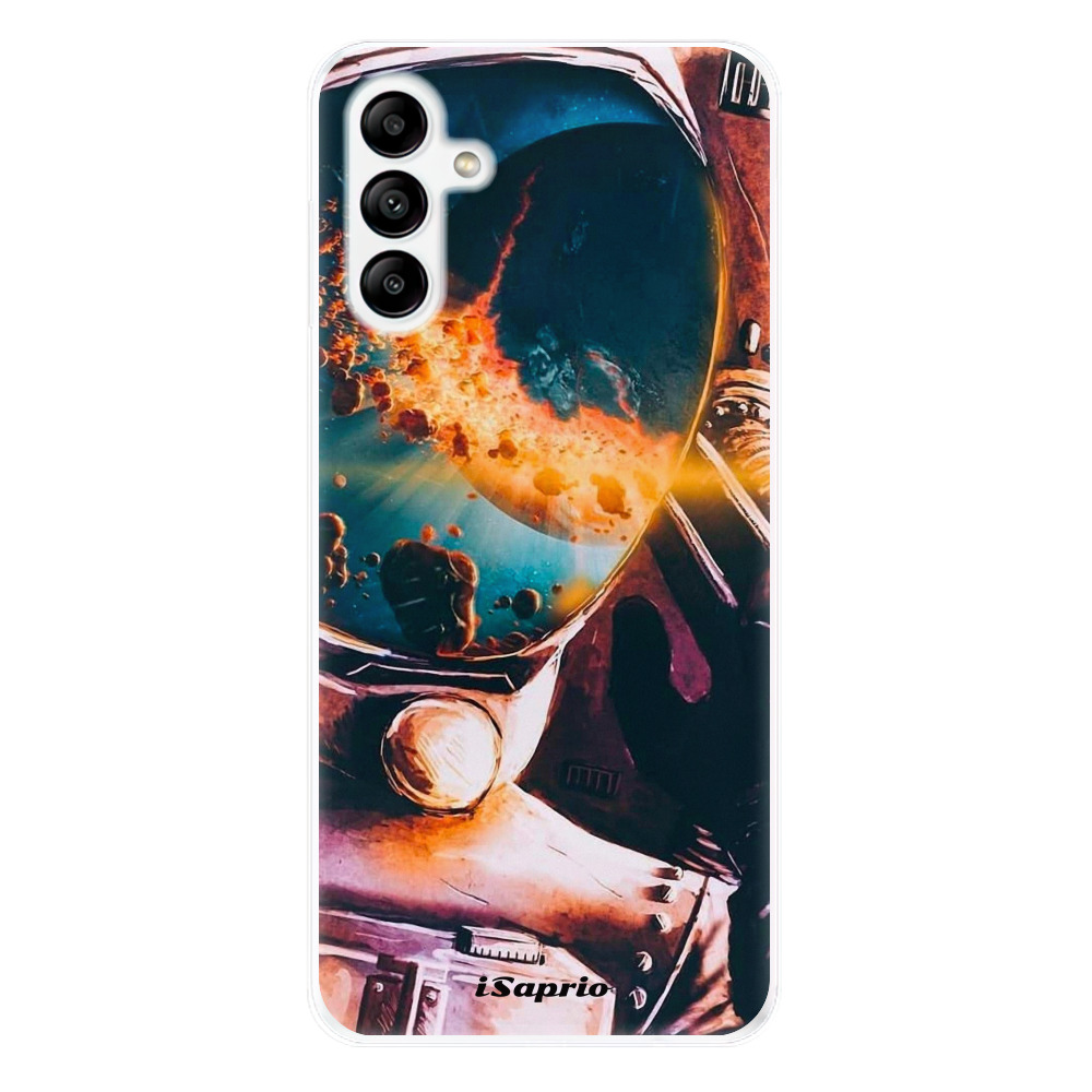 Odolné silikónové puzdro iSaprio - Astronaut 01 - Samsung Galaxy A04s