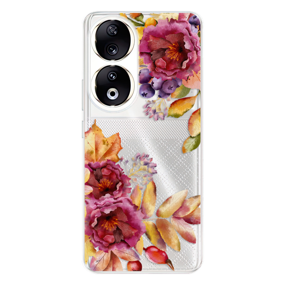 Odolné silikónové puzdro iSaprio - Fall Flowers - Honor 90 5G