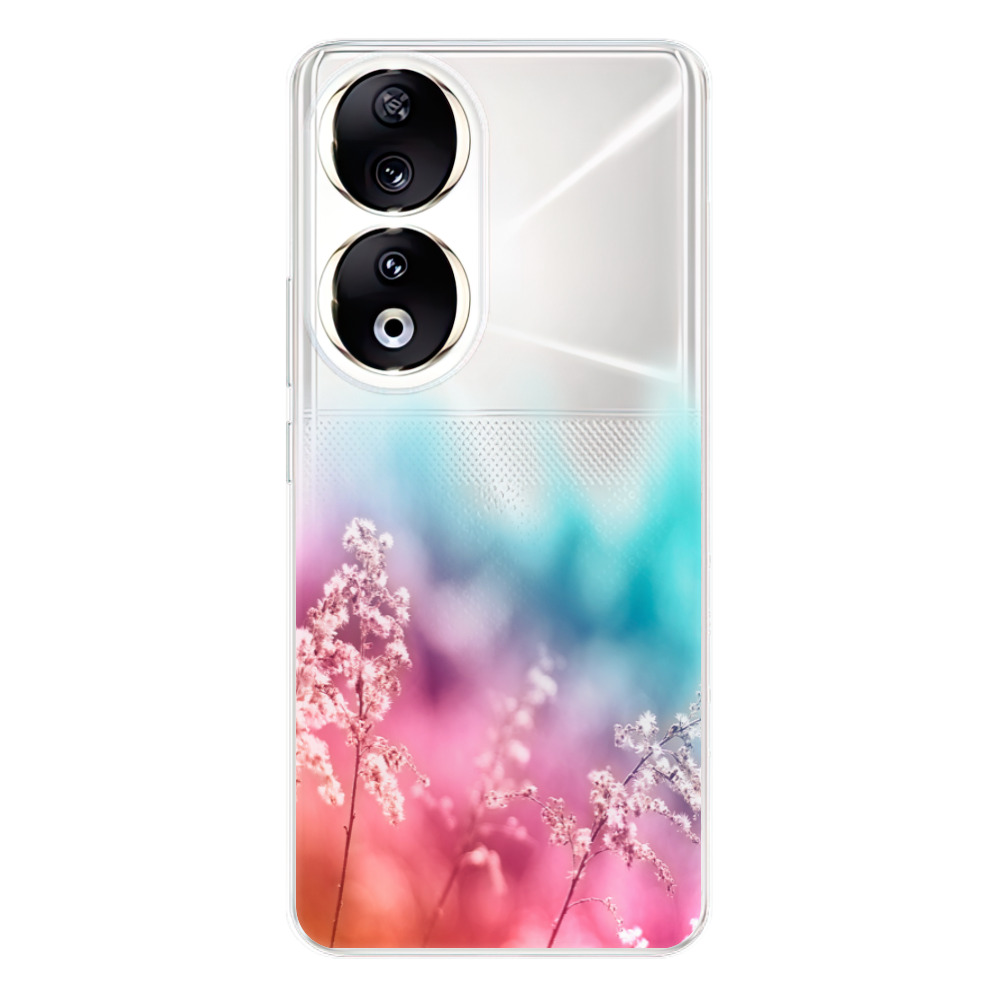 Odolné silikónové puzdro iSaprio - Rainbow Grass - Honor 90 5G