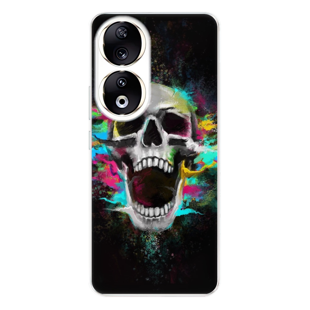 Odolné silikónové puzdro iSaprio - Skull in Colors - Honor 90 5G