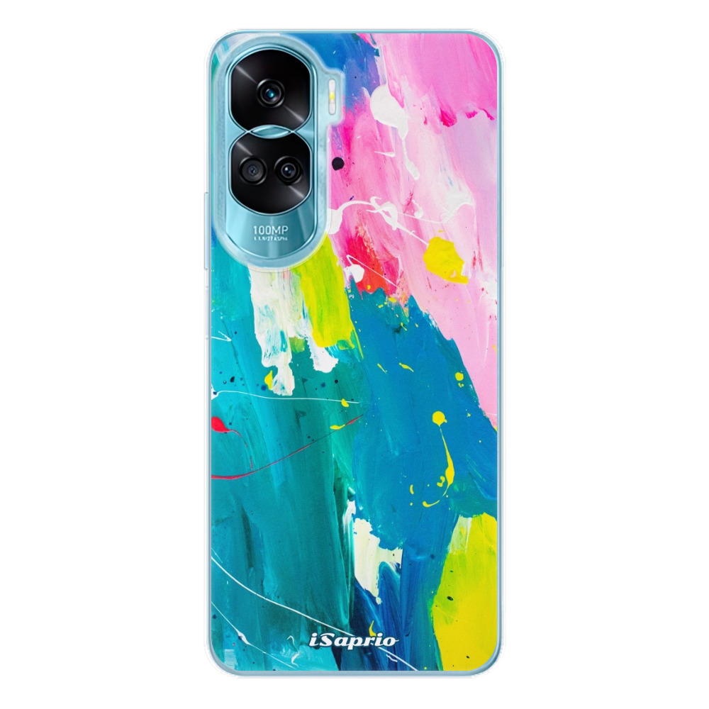 Odolné silikónové puzdro iSaprio - Abstract Paint 04 - Honor 90 Lite 5G