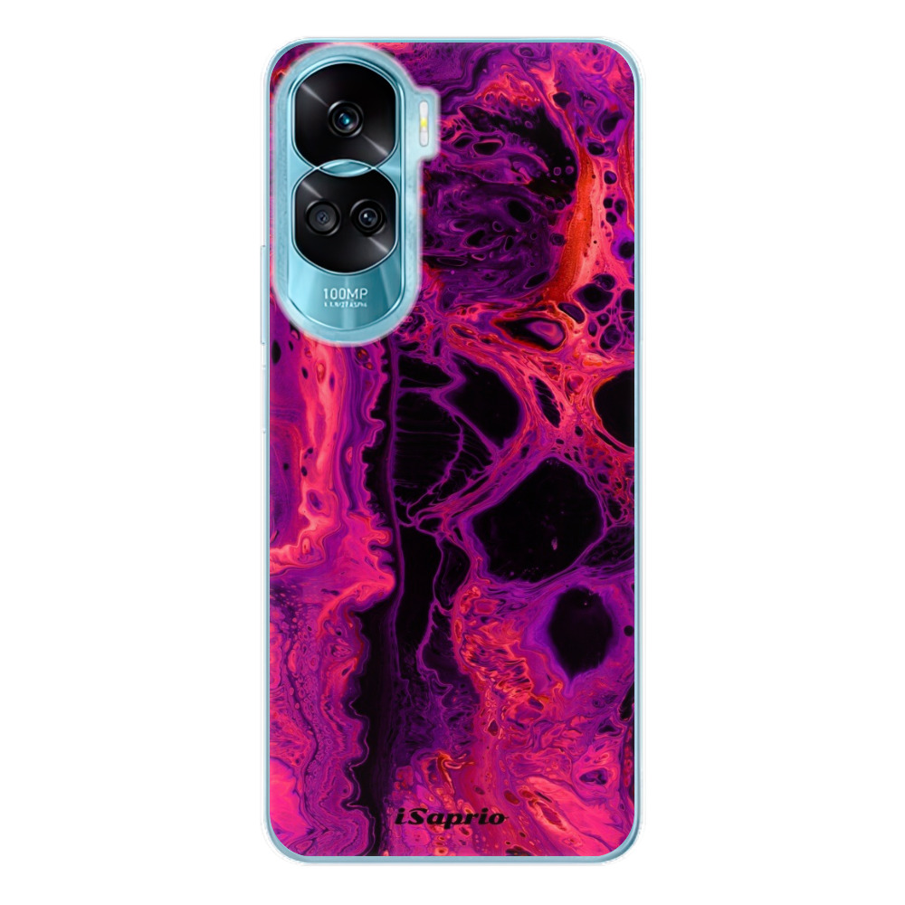 Odolné silikónové puzdro iSaprio - Abstract Dark 01 - Honor 90 Lite 5G