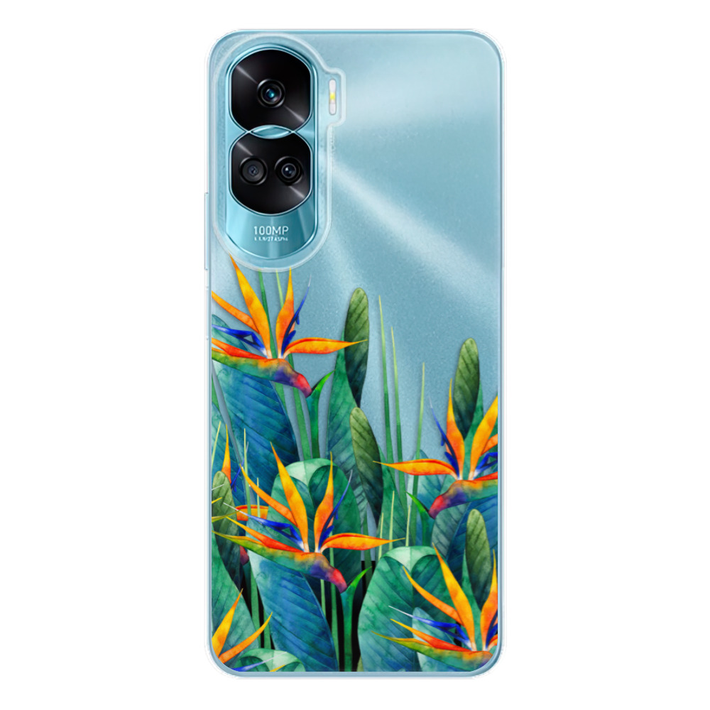 Odolné silikónové puzdro iSaprio - Exotic Flowers - Honor 90 Lite 5G