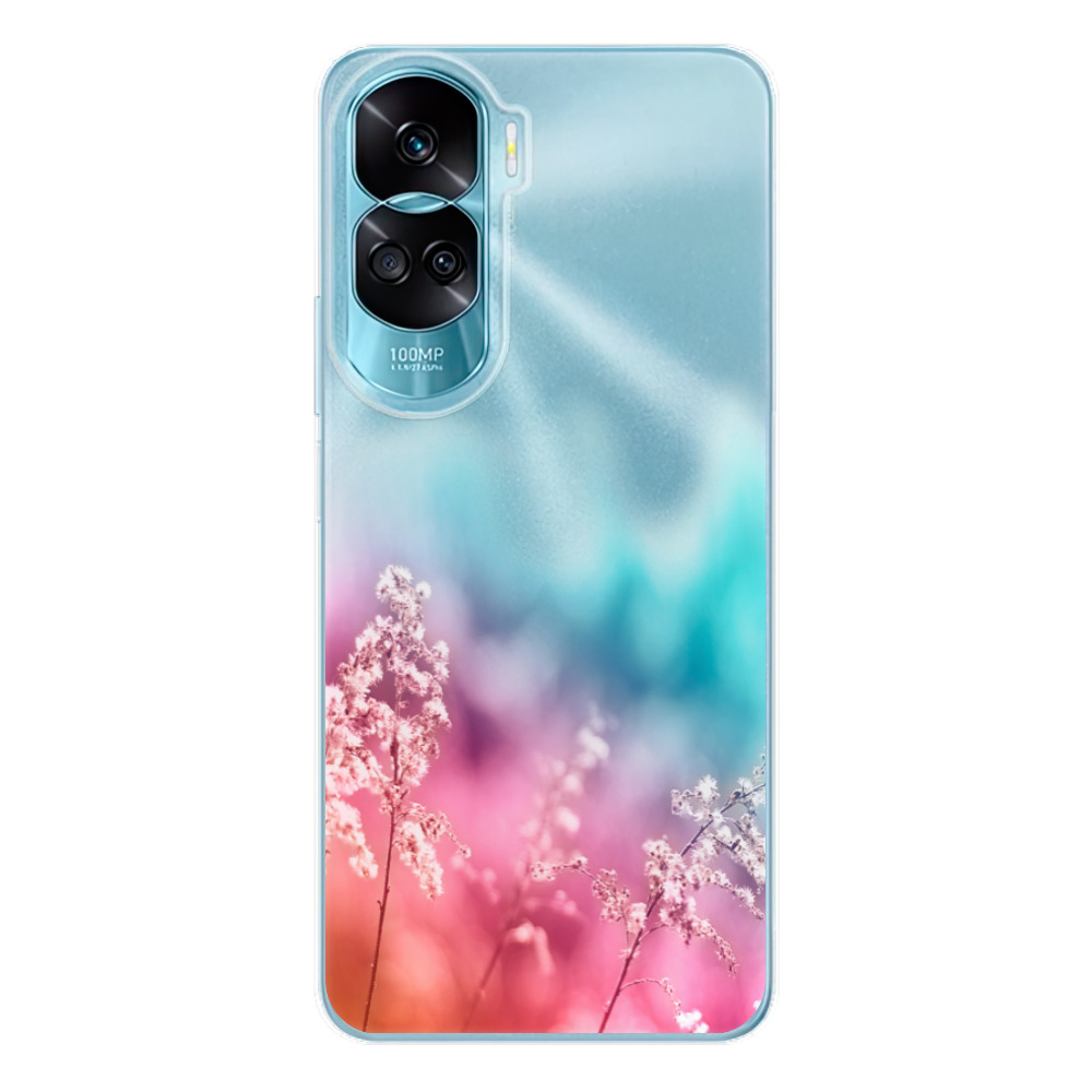 Odolné silikónové puzdro iSaprio - Rainbow Grass - Honor 90 Lite 5G