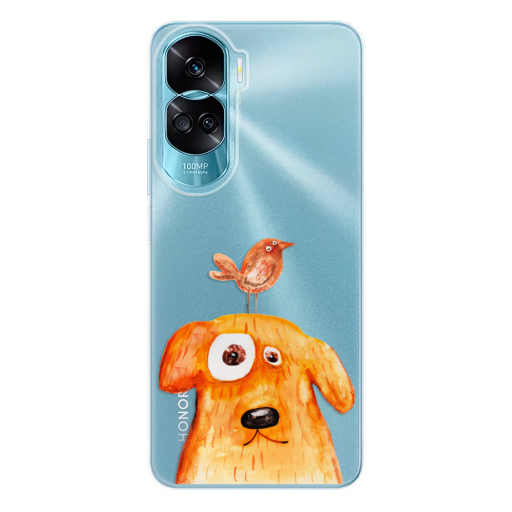 Odolné silikónové puzdro iSaprio - Dog And Bird - Honor 90 Lite 5G